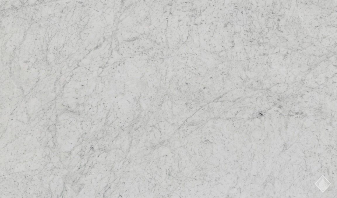White Bianco Carrara marble slab